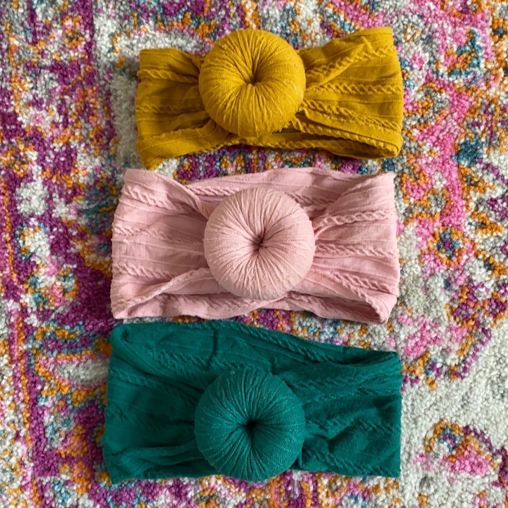 3 Pack Turban Headbands